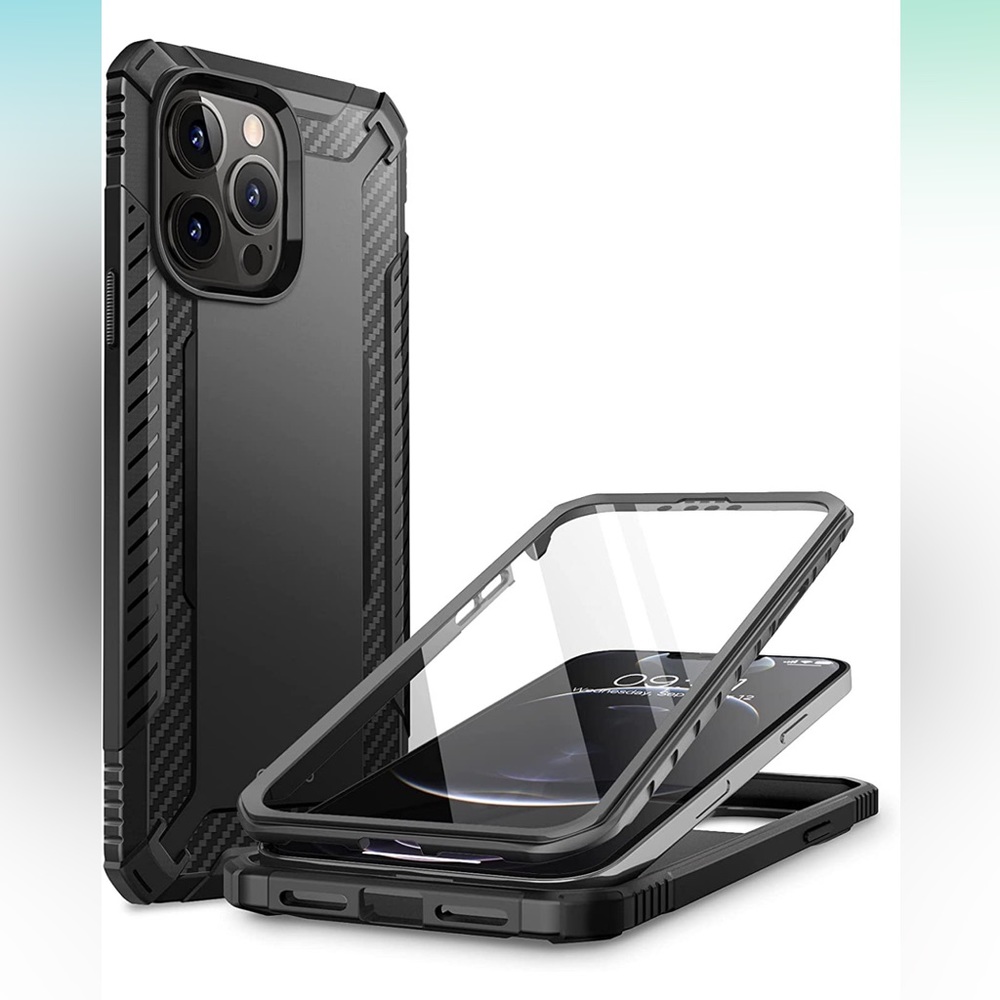 ✨NEW: Black iPhone 13 Pro Max Phonecase | Black Phone Cover | Rugged Phonecase✨